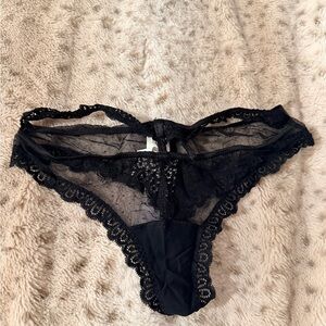 Frederick's of Hollywood Black Lace Panties